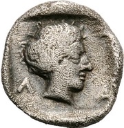 Trihemiobol, Greece (ancient), 420 BC - 400 BC reverse image