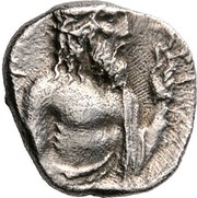 Trihemiobol, Greece (ancient), 356 BC - 342 BC reverse image