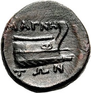 Dichalkon, Greece (ancient), 150 BC - 130 BC reverse image