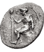 Obol, Greece (ancient), 400 BC - 350 BC reverse image