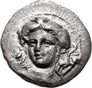 Trihemiobol obverse image