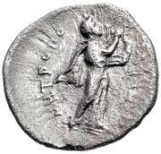 Trihemiobol, Greece (ancient), 350 BC - 330 BC reverse image