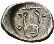 Hemiobol, Greece (ancient), 375 BC - 325 BC reverse image