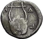 Obol, Greece (ancient), 375 BC - 325 BC reverse image