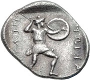 Trihemiobol, Greece (ancient), 430 BC - 400 BC reverse image