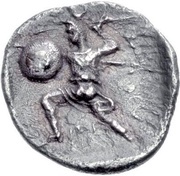 Trihemiobol, Greece (ancient), 430 BC - 400 BC reverse image