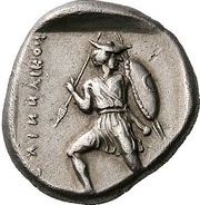 Drachm, Greece (ancient), 430 BC - 400 BC reverse image