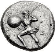 Drachm, Greece (ancient), 430 BC - 400 BC reverse image