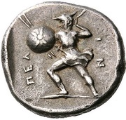 Drachm, Greece (ancient), 430 BC - 400 BC reverse image