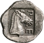 Obol, Greece (ancient), 462 BC - 460 BC reverse image