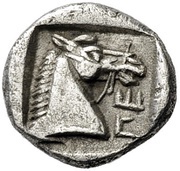 Obol, Greece (ancient), 462 BC - 460 BC reverse image