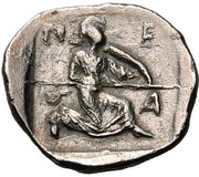 Obol, Greece (ancient), 450 BC - 430 BC reverse image
