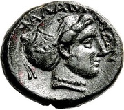 Dichalkon, Greece (ancient), 400 BC - 350 BC reverse image