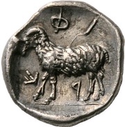 Hemiobol, Greece (ancient), 440 BC - 400 BC reverse image