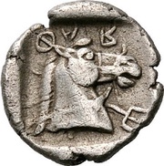 Obol, Greece (ancient), 462 BC - 460 BC reverse image