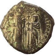 40 Nummi - Heraclius and Heraclius Constantine Nikomedia obverse image