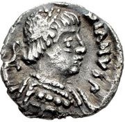 ¼ Siliqua - Justinian I Ravenna; ✶ obverse image