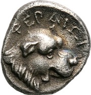 Obol, Greece (ancient), 350 BC - 300 BC reverse image