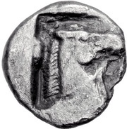 Obol, Greece (ancient), 475 BC - 450 BC reverse image