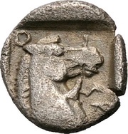 Obol, Greece (ancient), 462 BC - 460 BC reverse image