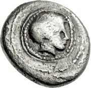 Trihemiobol obverse image
