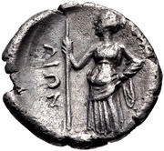 Trihemiobol, Greece (ancient), 220 BC reverse image