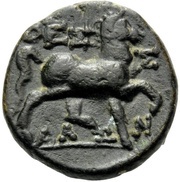 Dichalkon - Ippaitas, Greece (ancient), 196 BC - 27 BC reverse image