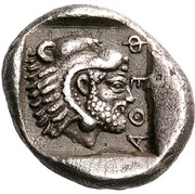 Hemidrachm, Greece (ancient), 470 BC - 460 BC reverse image
