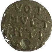 ½ Siliqua - Justinian I VOT MVLT HTI reverse image