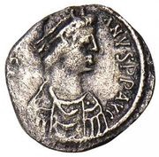 ½ Siliqua - Justinian I Carthage; Monogram obverse image