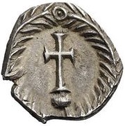 ½ Siliqua - Justinian I Ravenna; ♁, Byzantine states, 527-565 reverse image