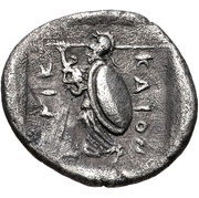 Obol, Greece (ancient), 440 BC - 400 BC reverse image