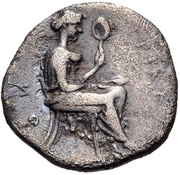Trihemiobol, Greece (ancient), 400 BC reverse image
