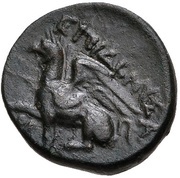 Dichalkon - Dionysas, Greece (ancient), 250 BC - 150 BC reverse image