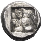 Hemidrachm, Greece (ancient), 520 BC reverse image