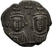 ½ Siliqua - Heraclius, Byzantine states, 614-641 reverse image