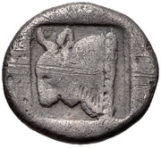 Triobol, Greece (ancient), 475 BC - 450 BC reverse image