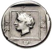 Tetrobol - Protes, Greece (ancient), 411 BC - 385 BC reverse image