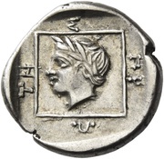 Tetrobol - Protes, Greece (ancient), 411 BC - 385 BC reverse image