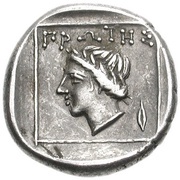 Tetrobol - Protes, Greece (ancient), 411 BC - 385 BC reverse image