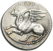 Tetrobol - Nymphagoras obverse image