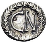 250 Nummi - Justinian I Ravenna, Byzantine states, 527-565 reverse image