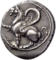 Tetrobol - Echekrates obverse image