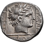 Tetrobol - Polyphantos, Greece (ancient), 336 BC - 311 BC reverse image