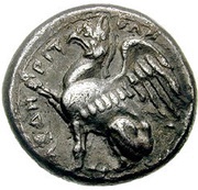 ½ Stater - Orchamos obverse image
