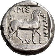 Stater - Aristonax, Greece (ancient), 395 BC - 360 BC reverse image