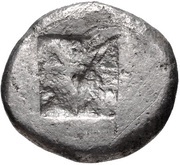 Tetradrachm, Greece (ancient), 520 BC - 500 BC reverse image