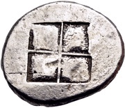 Tetradrachm - Tele[...], Greece (ancient), 492 BC - 473 BC reverse image