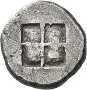 Tetradrachm, Greece (ancient), 480 BC reverse image