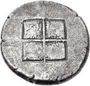 Tetradrachm - Herok[...], Greece (ancient), 473 BC - 448 BC reverse image